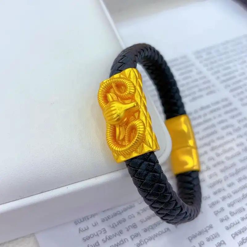 Парный Браслет Браслет Мужской Стиль Модный Универсальный Ретро Изысканный Изысканный 22CM