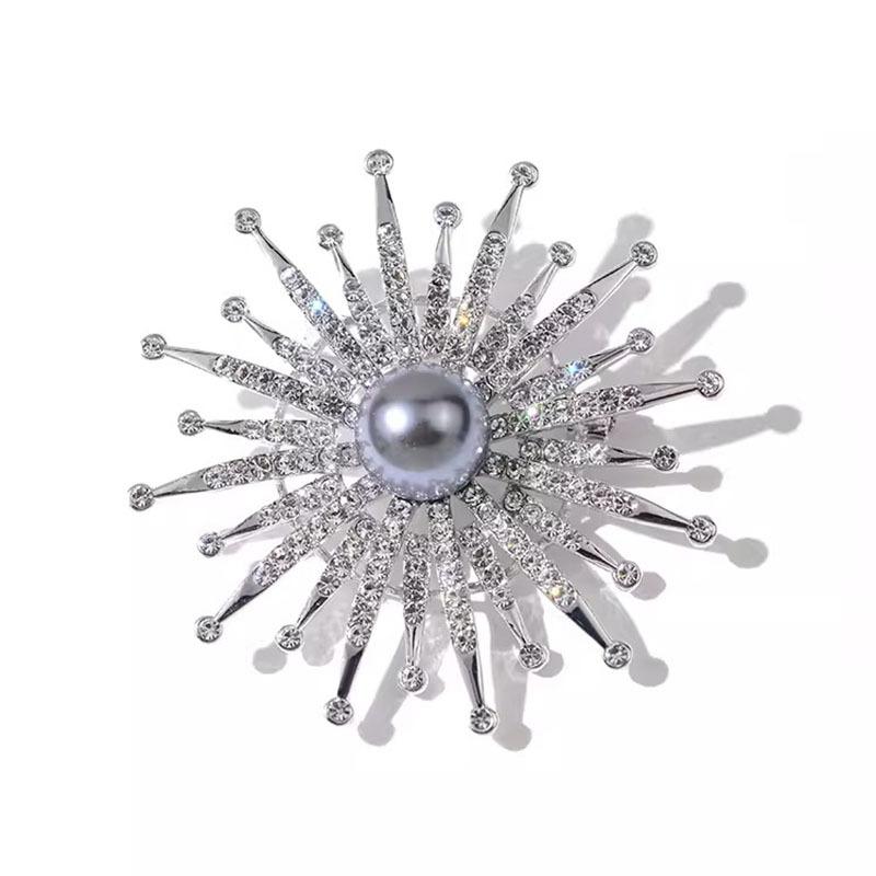 Брошь-подсолнух, изысканный женственный дизайн, корсаж, изысканный костюм, булавка с ювелирными изделиями