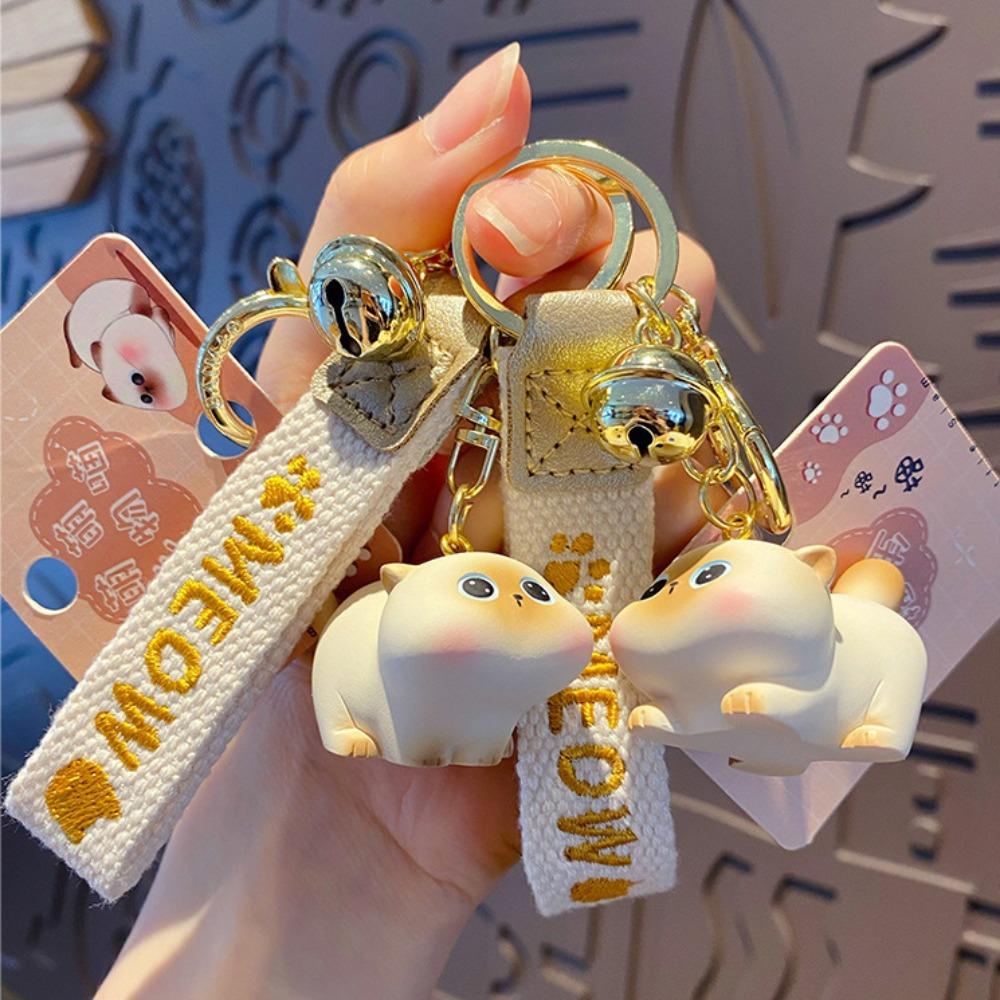 Изысканный Изысканный Кошка Брелок Котенок Мультфильм Животное Кошка Брелок Сумка Украшения D